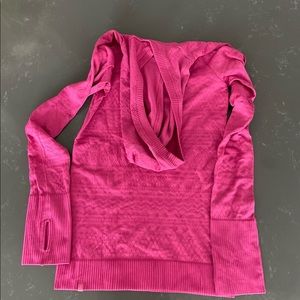 Lululemon rest less hoodie in Violet Red, Size 4